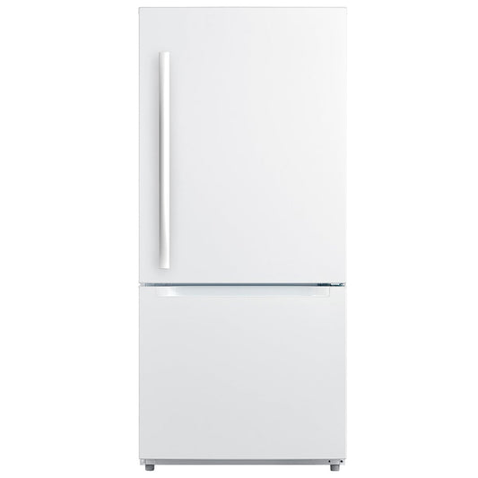 MOFFAT 30" 18.6 cu. ft. Bottom Freezer Refrigerator (MDE19DTNKWW) - Frost Free, White