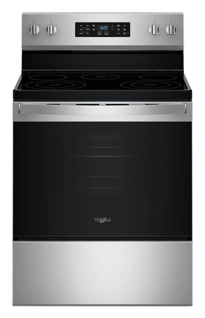 30-inch Electric Range with Air Cooking Technology and Steam Clean WFES4530SZ