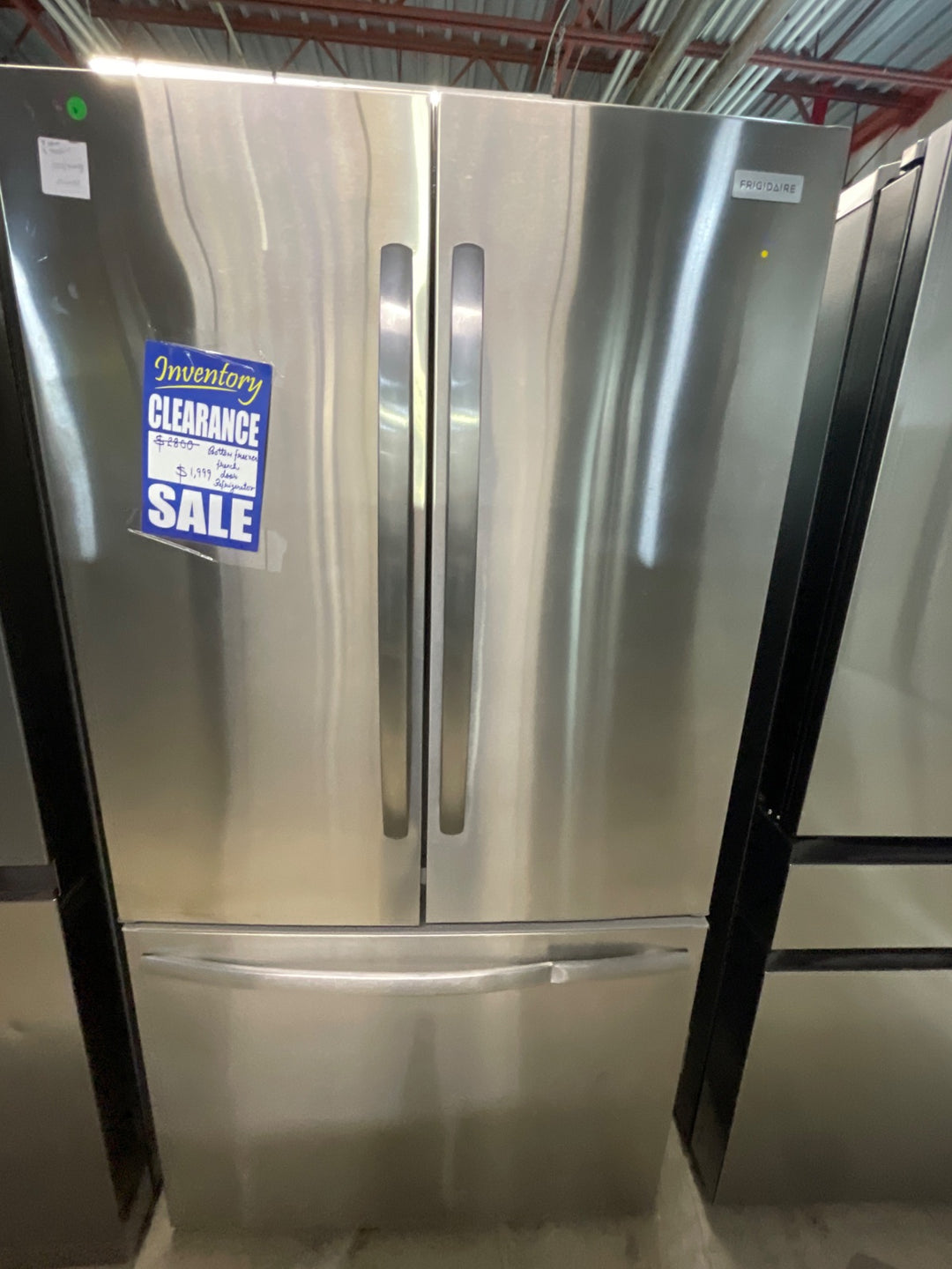 Frigidaire FRFN2823AS French Door Refrigerator, 36" Width, ENERGY STAR Certified, 28.8 cu. ft. Capacity, Stainless Steel colour