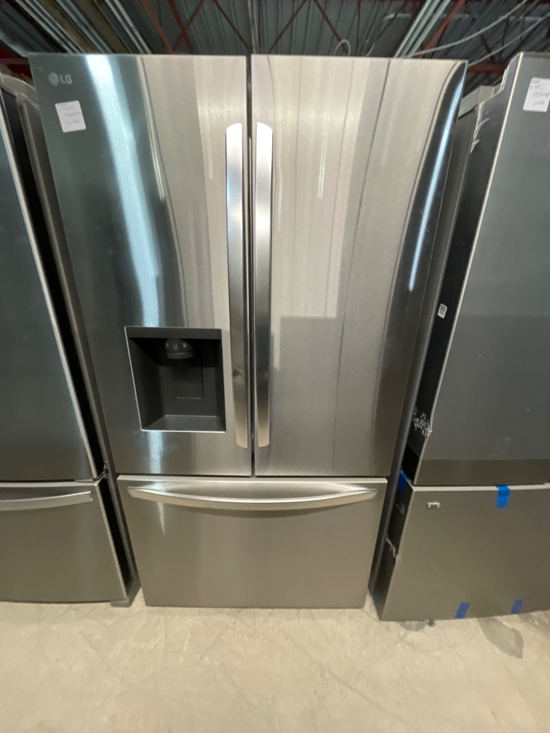 LG LRFXS3106S Bottom Freezer French Door Refrigerator, 36 inch Width, 31 cu. ft, Standard-Depth MAX™, Dual Ice Maker