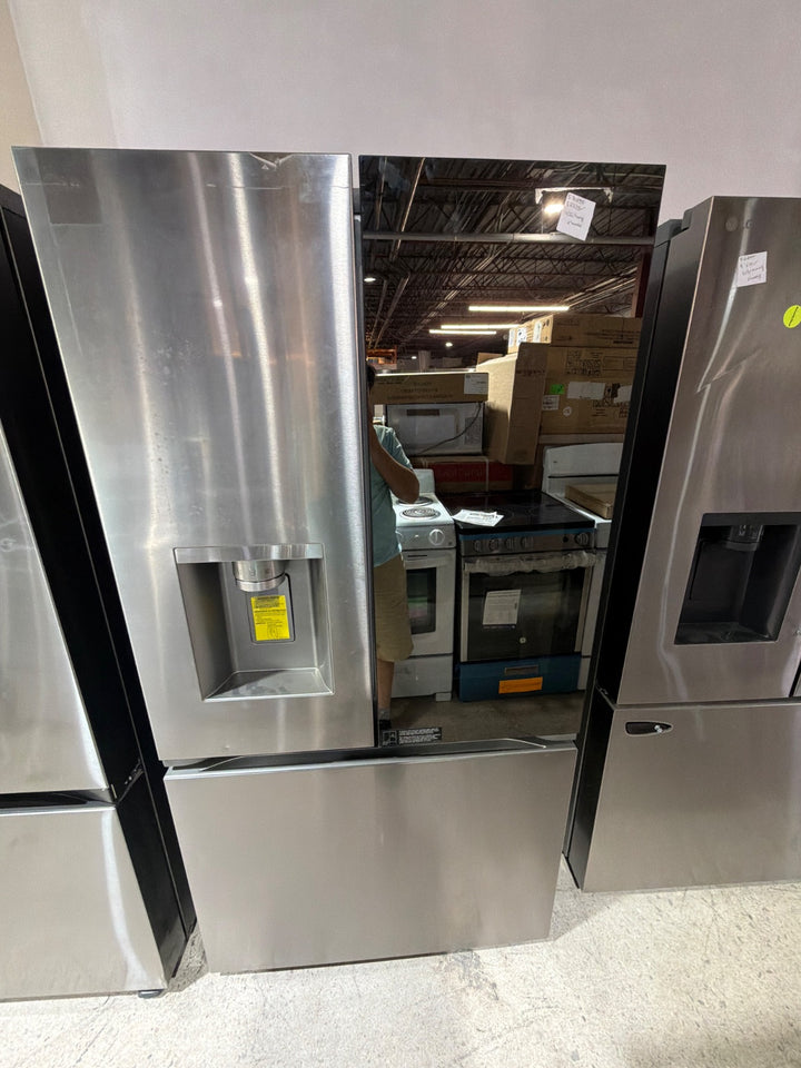 LG LRYKS3106S French Door Refrigerator, 36 inch Width, ENERGY STAR Certified, 31 cu. ft. Capacity, Stainless Steel colour Cool Guard, Door Cooling+, LG InstaView mirror, Door-in-Door, UVnano, Craft Ice, Dual Ice Maker- Mirror and See through with Tapping