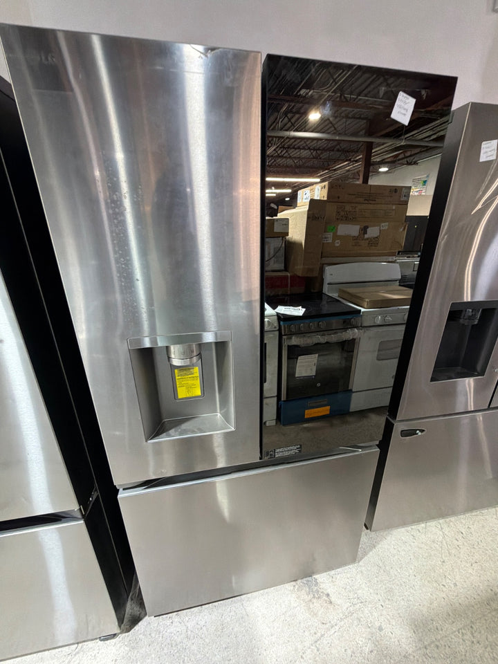 LG LRYKS3106S French Door Refrigerator, 36 inch Width, ENERGY STAR Certified, 31 cu. ft. Capacity, Stainless Steel colour Cool Guard, Door Cooling+, LG InstaView mirror, Door-in-Door, UVnano, Craft Ice, Dual Ice Maker- Mirror and See through with Tapping