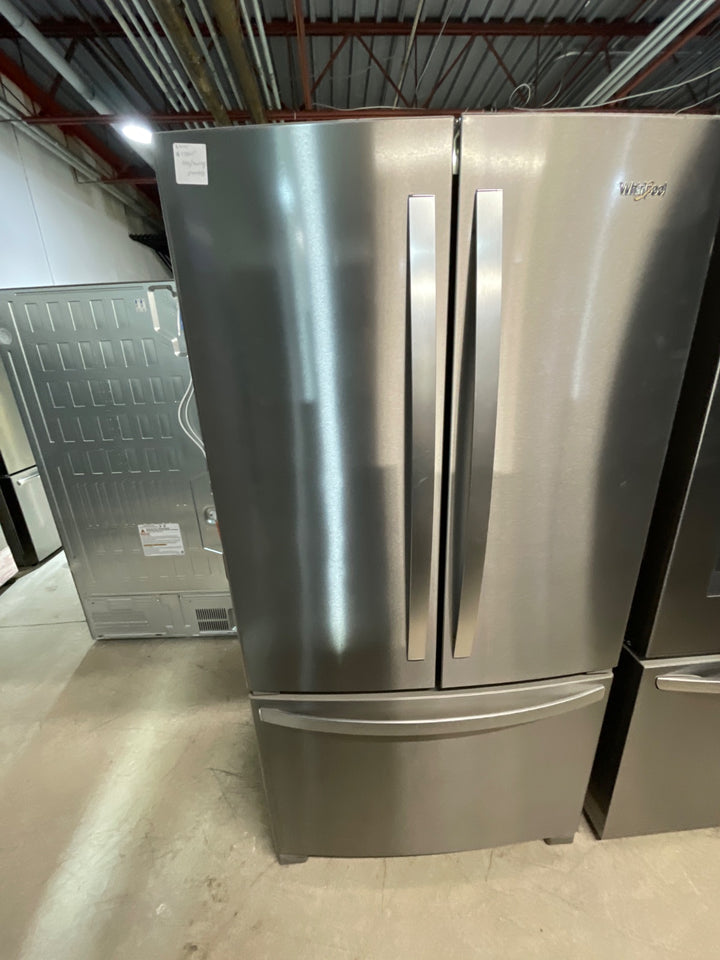 Whirlpool WRF540CWHZ Counter Depth French Door Refrigerator, 36 inch Width, ENERGY STAR Certified, 20 cu. ft. Capacity, Counter Depth, Water Dispenser (Interior), Ice Dispenser (Freezer Located), Stainless Steel colour