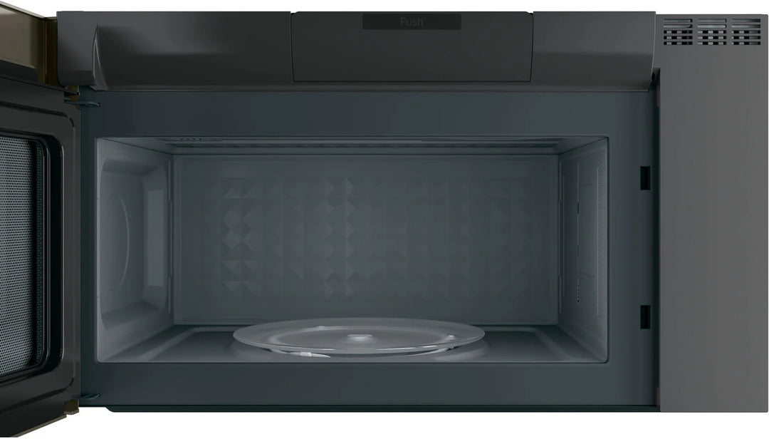 GE Profile PVM2188SLJC Over the Range Microwave, 30 inch Exterior Width, 2.1 cu. ft. Capacity, 400 CFM, 1,050 W Watts, Incandescent , Slate colour