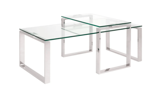 MILLENNIUM GY-CT-8196 2PCS NESTING COFFEE TABLE