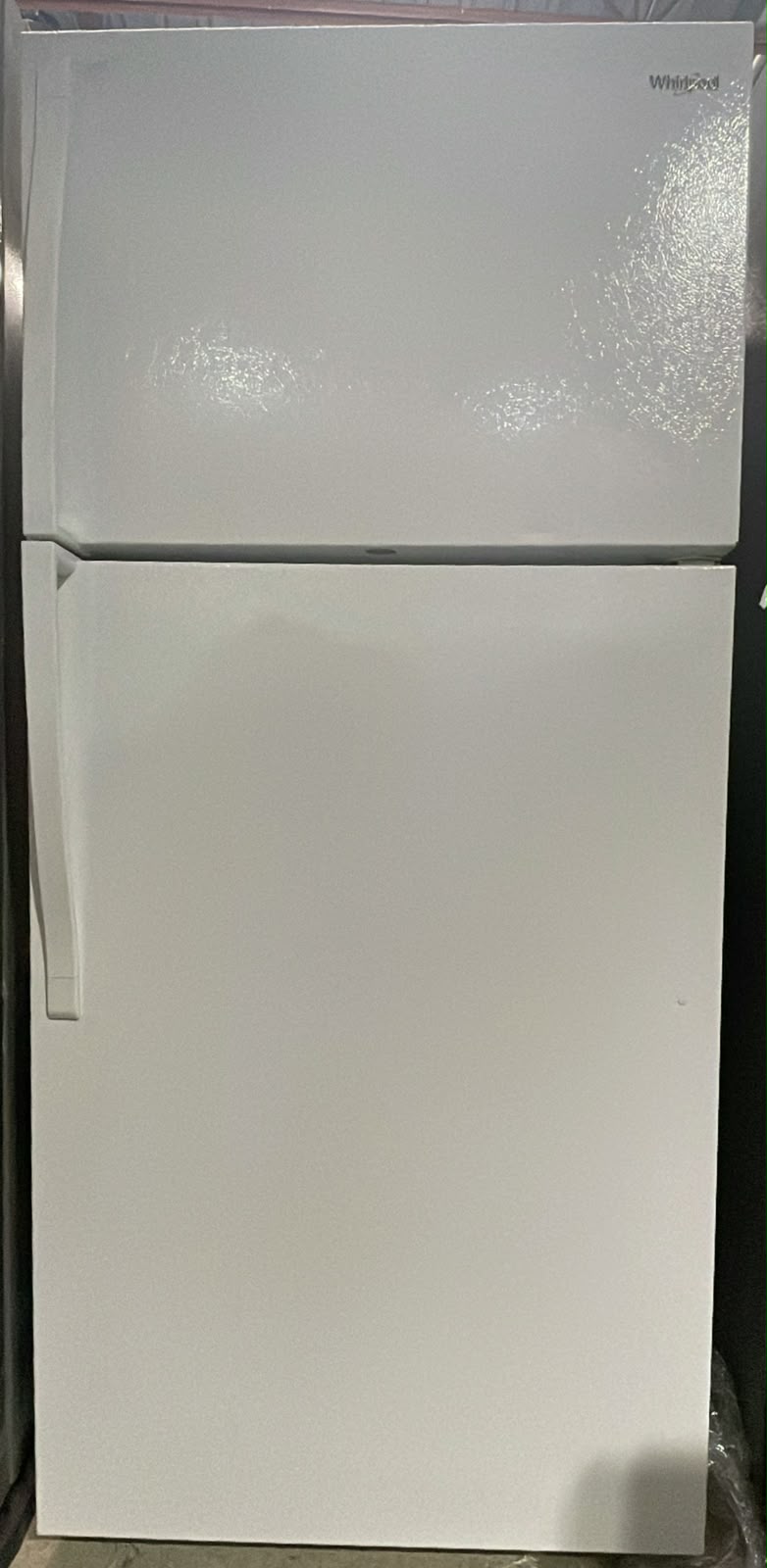 Whirlpool WRT134TFDW refrigerator - actual unit in our warehouse