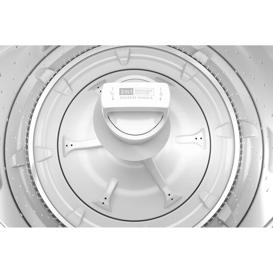 4.4–4.5 Cu. Ft. I.E.C. Whirlpool® Top Load Washer with Removable Agitator WTW4957PW