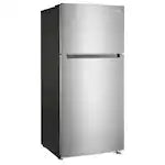 Vissani MDTF18SSR 18 cu. ft. Top Freezer Refrigerator, Stainless Steel Look, ENERGY STAR