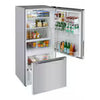 Vissani 18.7 cu. ft. Stainless Steel Bottom Freezer Refrigerator with 2 Adjustable Glass Shelves & 2 Drawers- ENERGY STAR® Model # MDBF18SS