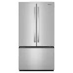 Whirlpool 36-Inch W 31 cu. ft. French Door Refrigerator with Ice Maker in Fingerprint Resistant Stainless Steel - ENERGY STAR® Model WRFF3136SZ|