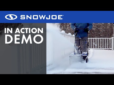 Snow Joe 24V-X2-SB18 48-Volt* IONMAX Cordless Snow Blower Kit | 18-Inch | W/ 2 x 4.0-Ah Batteries and Charger -- Refurbished ( Exchange or Repair Warranty Only)