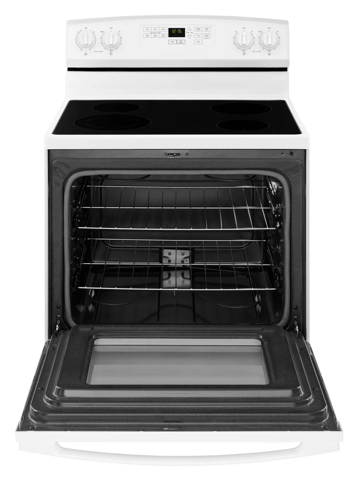Amana YAER6603SFW6 30" Electric Range, 4.8 cu. ft., 4 Burners, Self-Clean, White