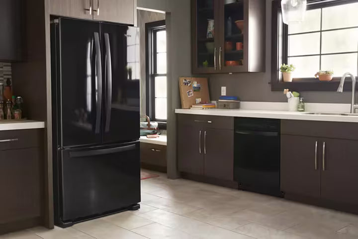 Whirlpool 24 in. Black Front Control Built-In Tall Tub Dishwasher with Stainless Steel Tub, 51 dBA - WDF550SAHB