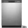GDF511PSRSS 24 in. Built-In Tall Tub Front Control Stainless Steel Dishwasher with Power Cord, Dry Boost, 59 dBA