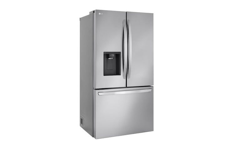 36" 26 cu.ft. Counter-Depth MAX™ French 3-Door Refrigerator | Ice & Water Dispenser LCFC26XSS