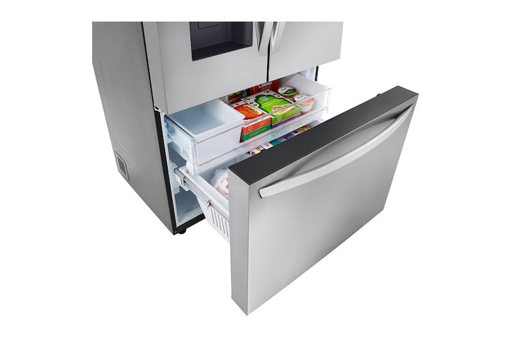 36" 26 cu.ft. Counter-Depth MAX™ French 3-Door Refrigerator | Ice & Water Dispenser LCFC26XSS