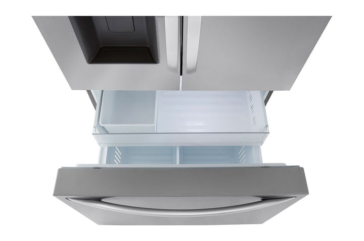 36" 26 cu.ft. Counter-Depth MAX™ French 3-Door Refrigerator | Ice & Water Dispenser LCFC26XSS