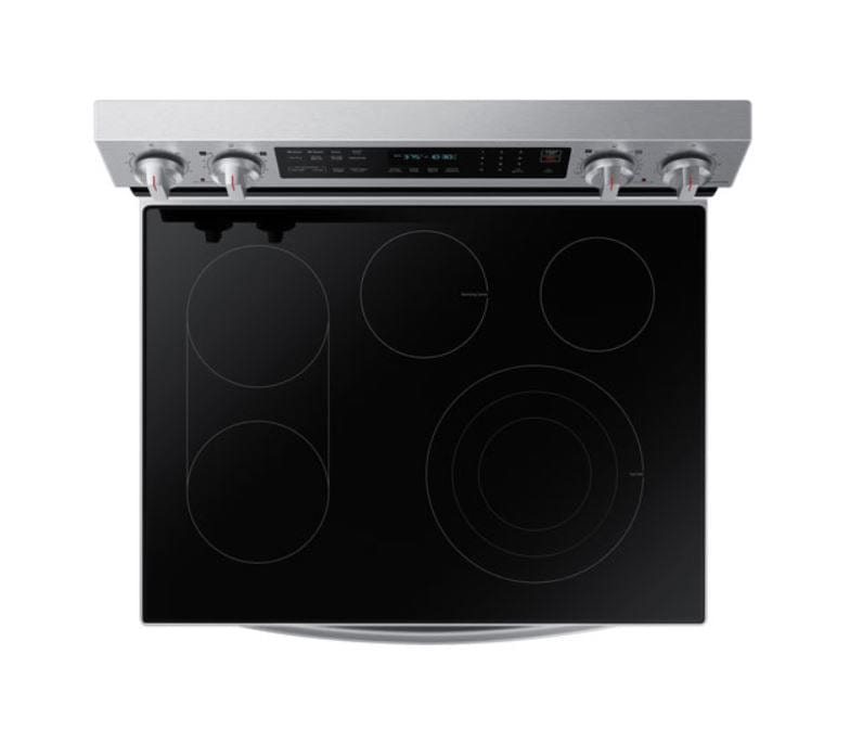 Samsung 30" 6.3 Cu. Ft. True Convection Electric Air Fry Range (NE63A6711SS) – Stainless Steel