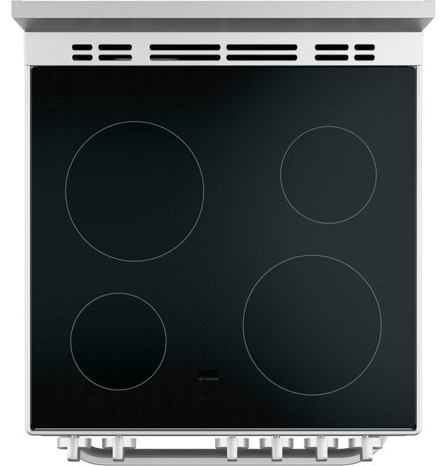 Haier QCAS740RMSS Range, 24" Exterior Width, Electric Range, Glass Burners (Electric), Convection, 4 Burners, 2.9 cu. ft. Capacity, Storage Drawer, 1 Ovens, 2200W, Front Controls, Stainless Steel colour REFURBISHED