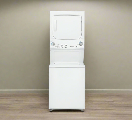 GE GUD27EEMNWW / GUD27ESMMWW Laundry Center, 27" Width, 5.9 Cu. Ft. Capacity (Dryers), Electric, 27" RF