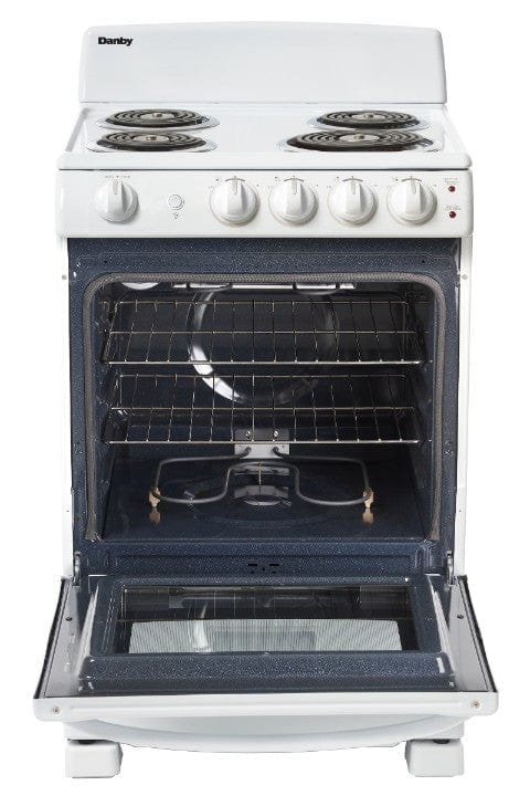 Danby - 2.9 cu. ft Electric Range in White - DER244WC (scratch and dent) Refurbished