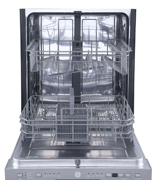 GE Dishwasher, 24" Exterior Width, Lid Scratched,52 dB Decibel Level, Fully Integrated, Stainless Steel (Interior), 4 Wash Cycles GBP534SSPSS