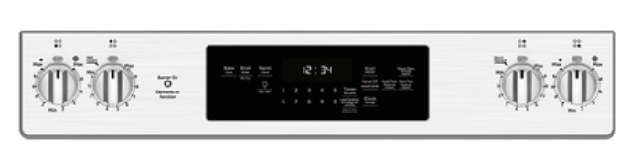 GE 30" Electric Slide-In Front Control Range with Storage Drawer Stainless Steel - JCSS630SMSS