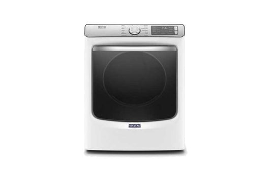 Maytag Smart Front Load 7.3 Cu Ft Electric Dryer with extra power & advanced moisture sensing white (YMED5630HW1)